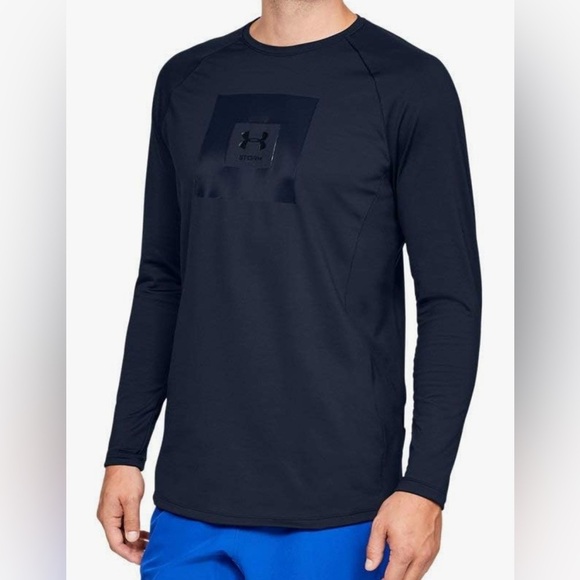 Under Armour Men's UA Storm Cyclone ColdGear Crew Shirt Men’s Small - Picture 5 of 6